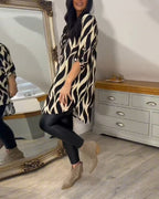 Chique bedrukte blouse voor dames