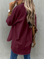 Klassieke nette blouse met lange mouwen voor dames