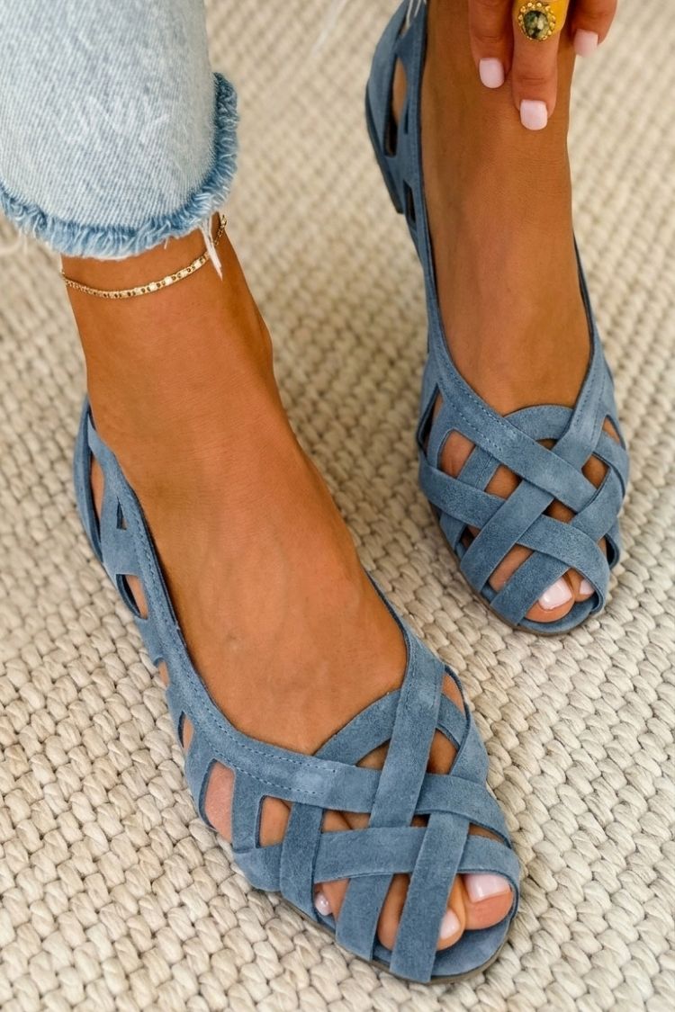 GEWEVEN ZOMERSANDALEN VOOR DAMES