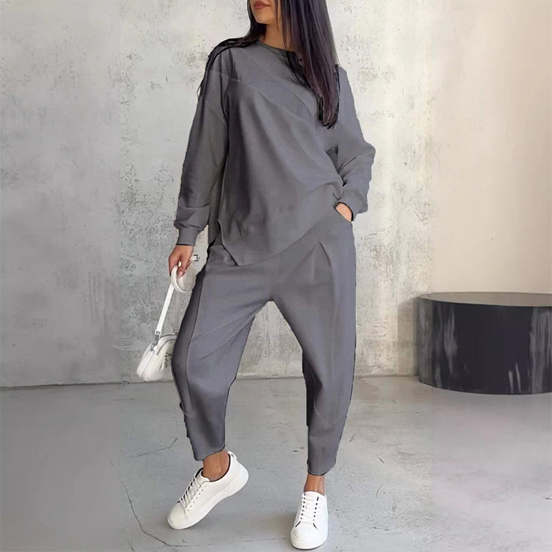 CHIQUE ELEGANTE TWEEDELIGE SET VOOR DAMES
