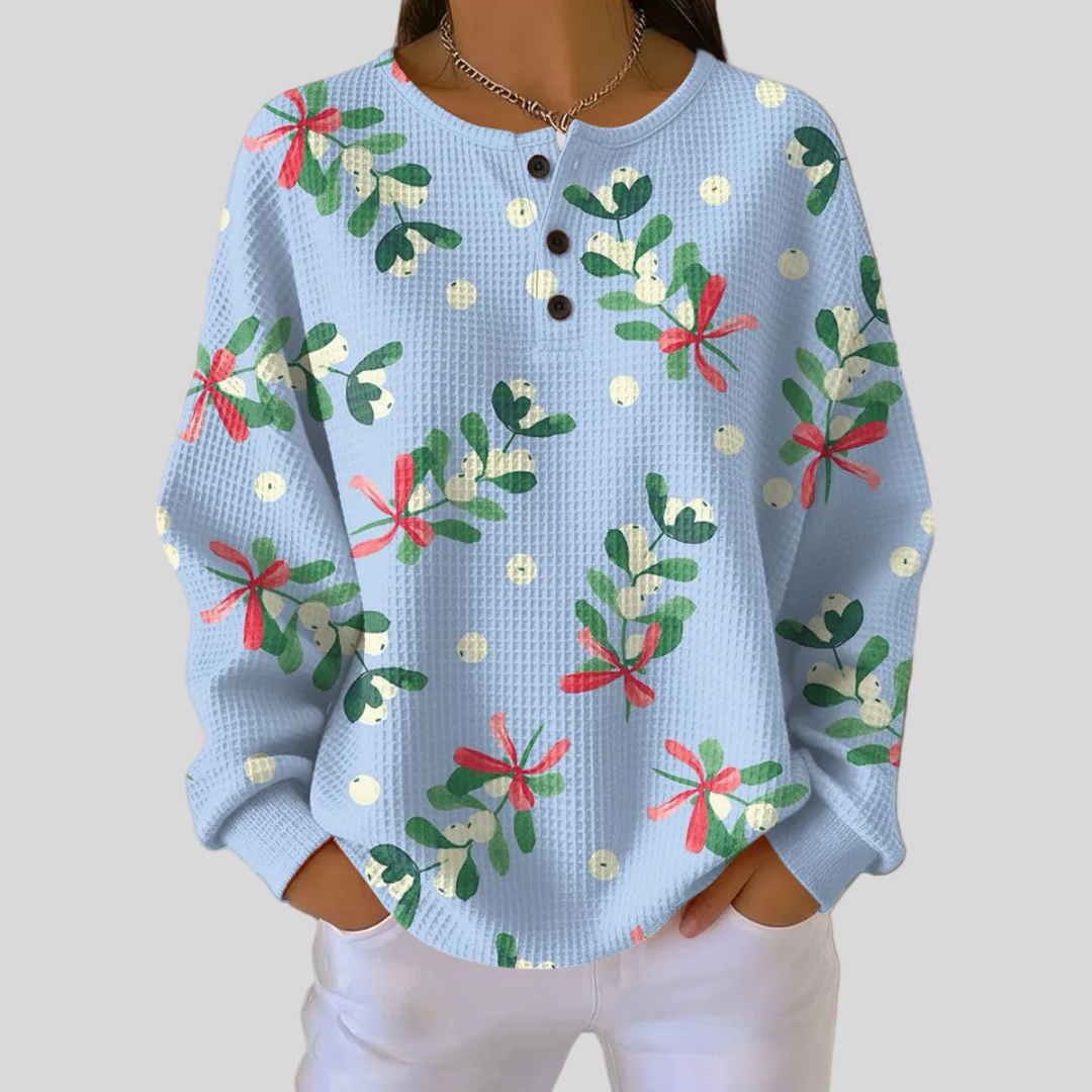 Edalynn™ | Kerstmotief Sweatshirt