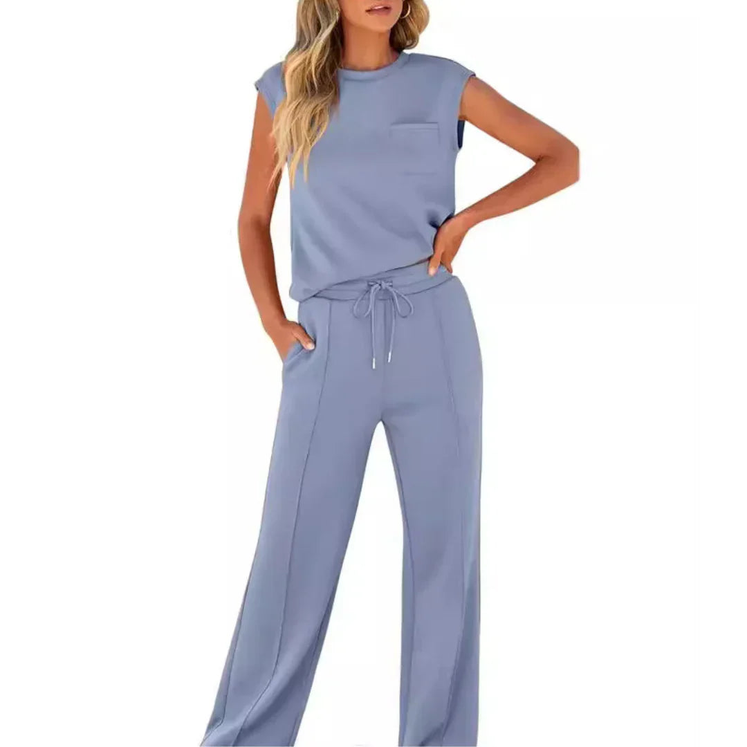 ZOMERSET MET BIJPASSENDE TOP EN BROEK VOOR DAMES