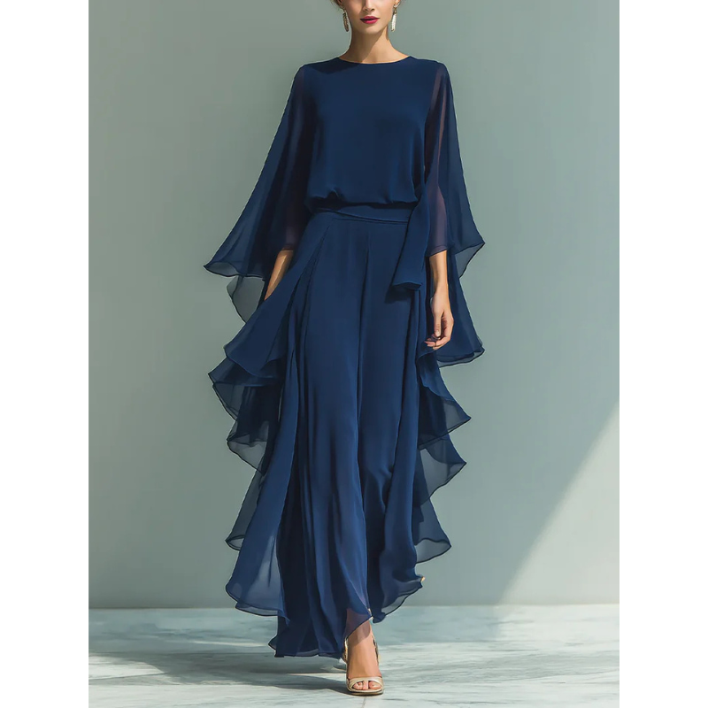 CHIFFON BROEKSET VOOR DAMES