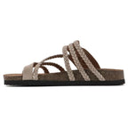 GEVLOCHTEN SANDALEN VOOR DAMES