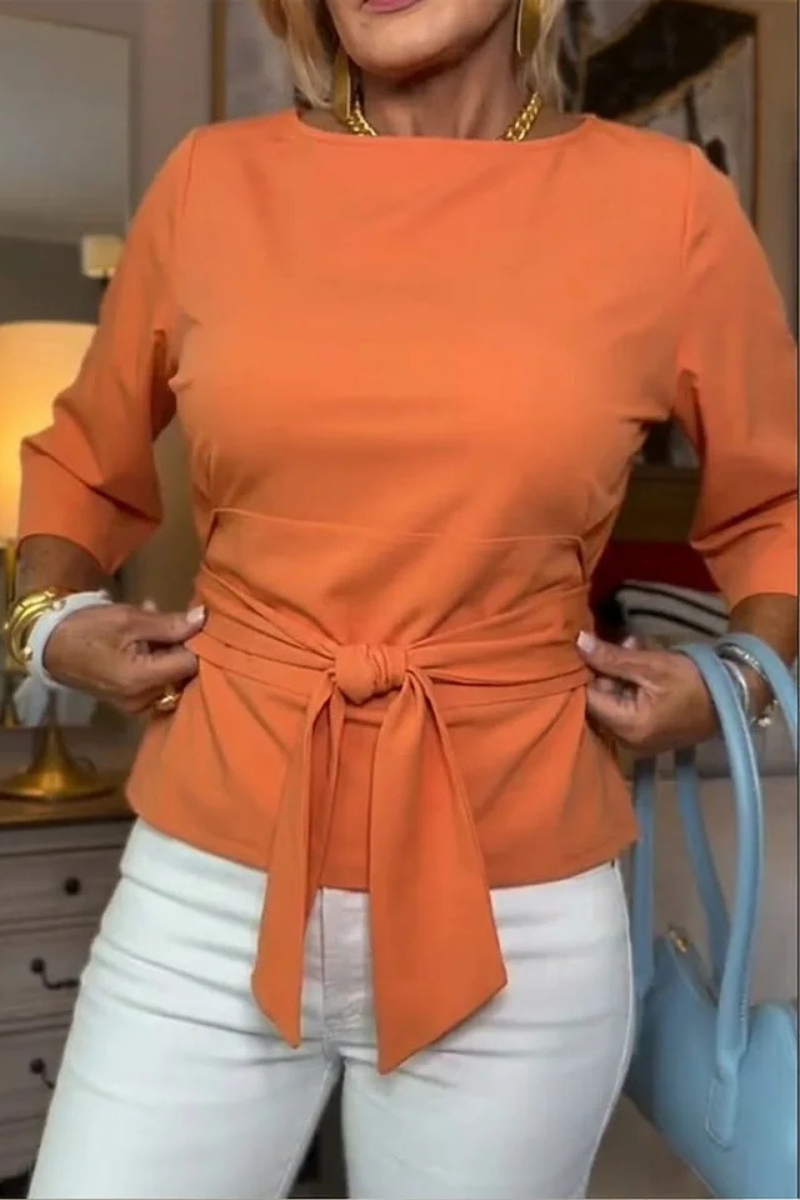 TOP MET Knoop IN DE TAILLE VOOR DAMES