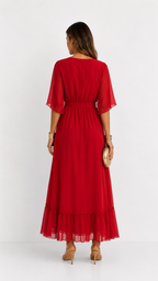 VOUWJURK VAN CHIFFON VOOR VROUWEN