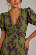 ELEGANTE MIDI ENVELOPPEJURK VOOR VROUWEN