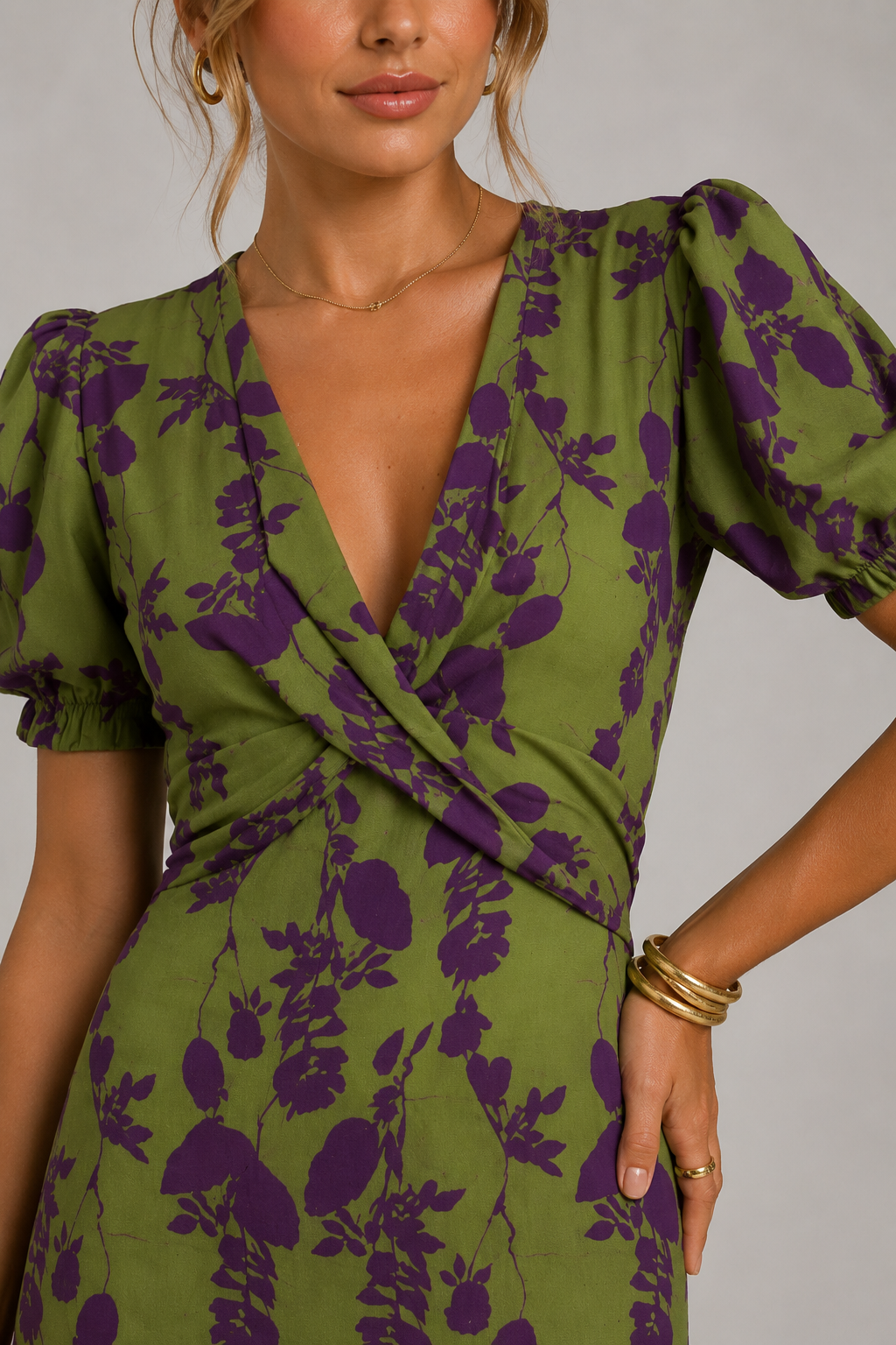 ELEGANTE MIDI-ENVELOPJURK VOOR DAMES