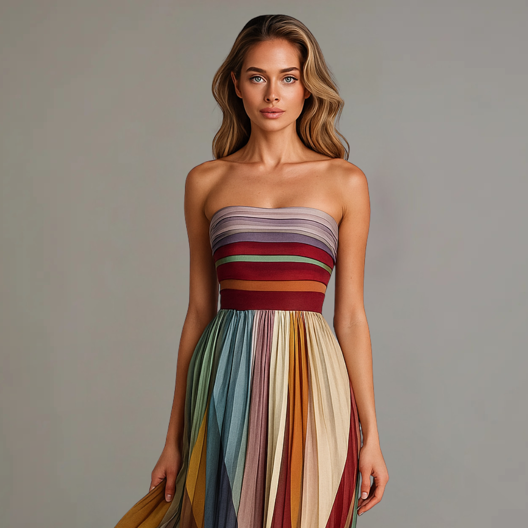 MAXI-JURK ZONDER BANDJES VOOR DAMES