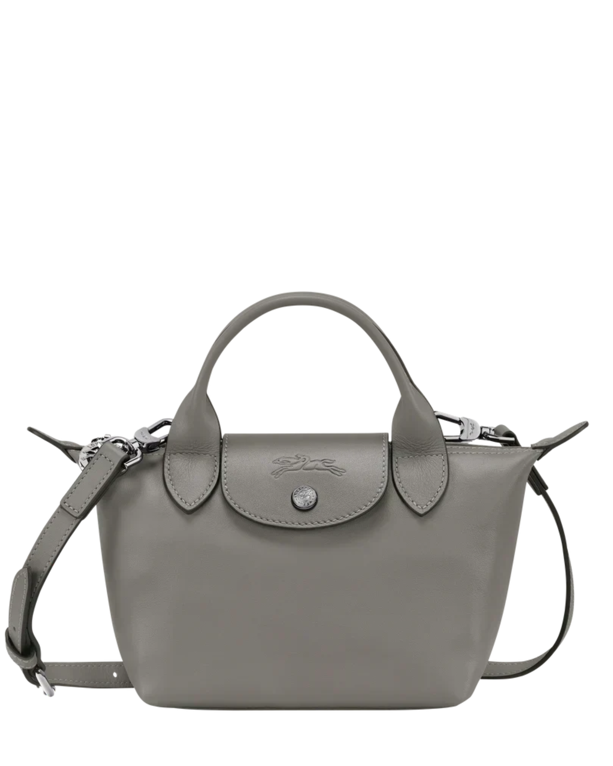 Longchamp Le Pliage Xtra XS Leather Bag – Turtledove