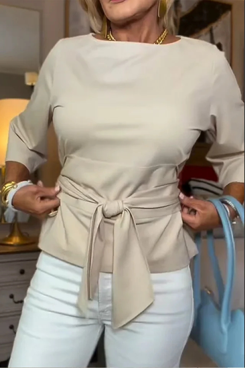 TOP MET Knoop IN DE TAILLE VOOR DAMES