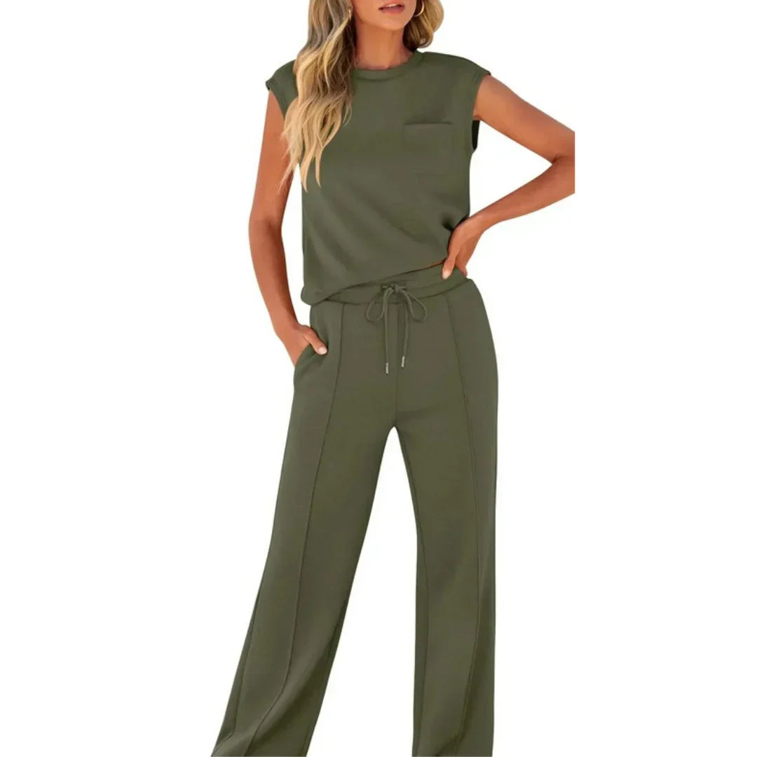 ZOMERSET MET BIJPASSENDE TOP EN BROEK VOOR DAMES