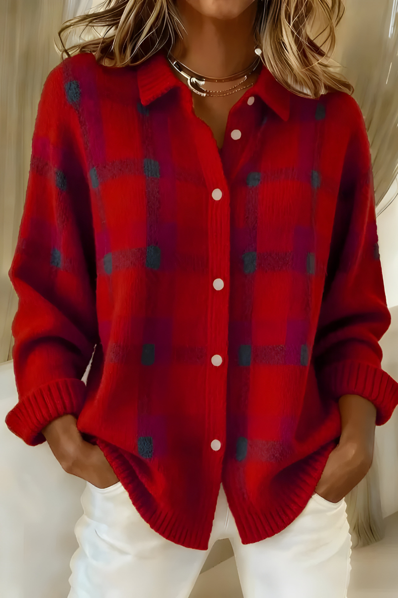 Camille | Geruite Cardigan