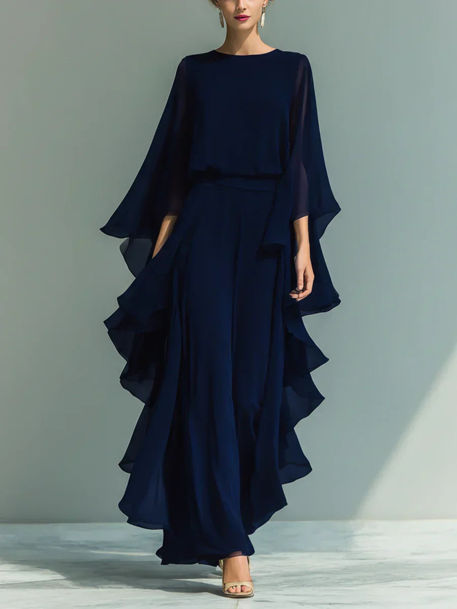 CHIFFON BROEKSET VOOR DAMES