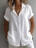 Linnen damesblouse
