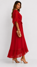 VOUWJURK VAN CHIFFON VOOR VROUWEN