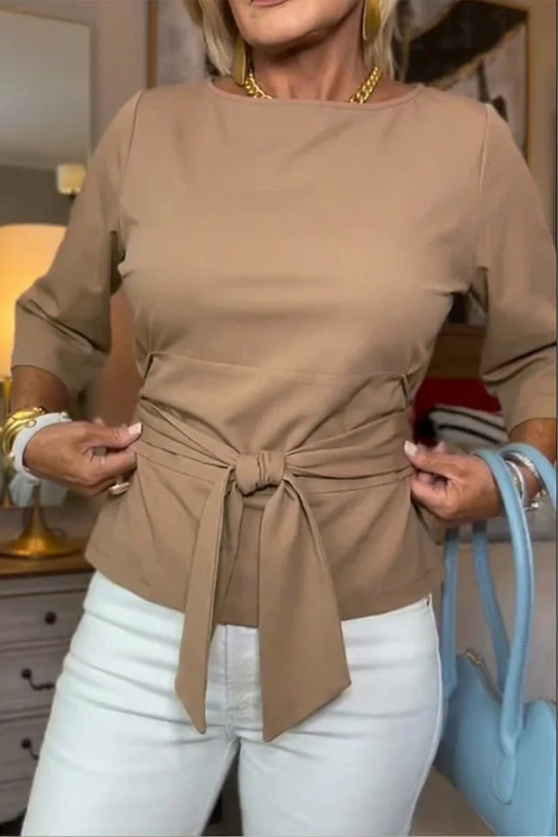 MINIMALISTISCHE CHIQUE BLOUSE VOOR DAMES