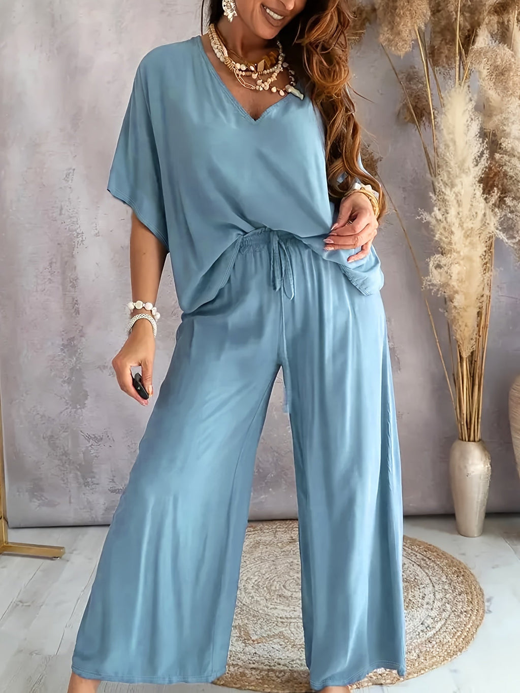 ELEGANTE SET MET V-HALS VOOR DAMES