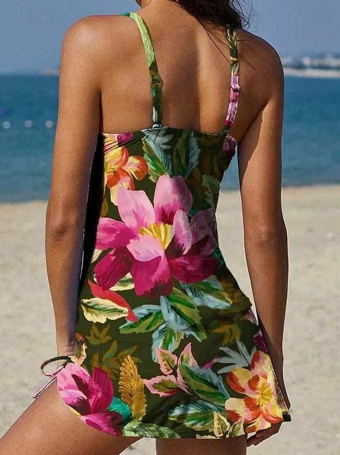 BLOEMEN ZWEMSET VOOR DAMES