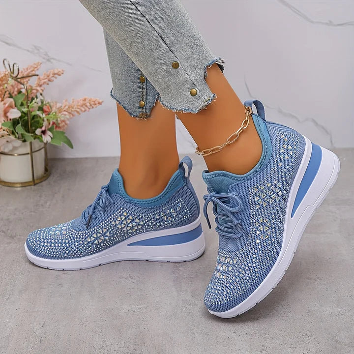 SNEAKERS MET STRASS VOOR VROUWEN