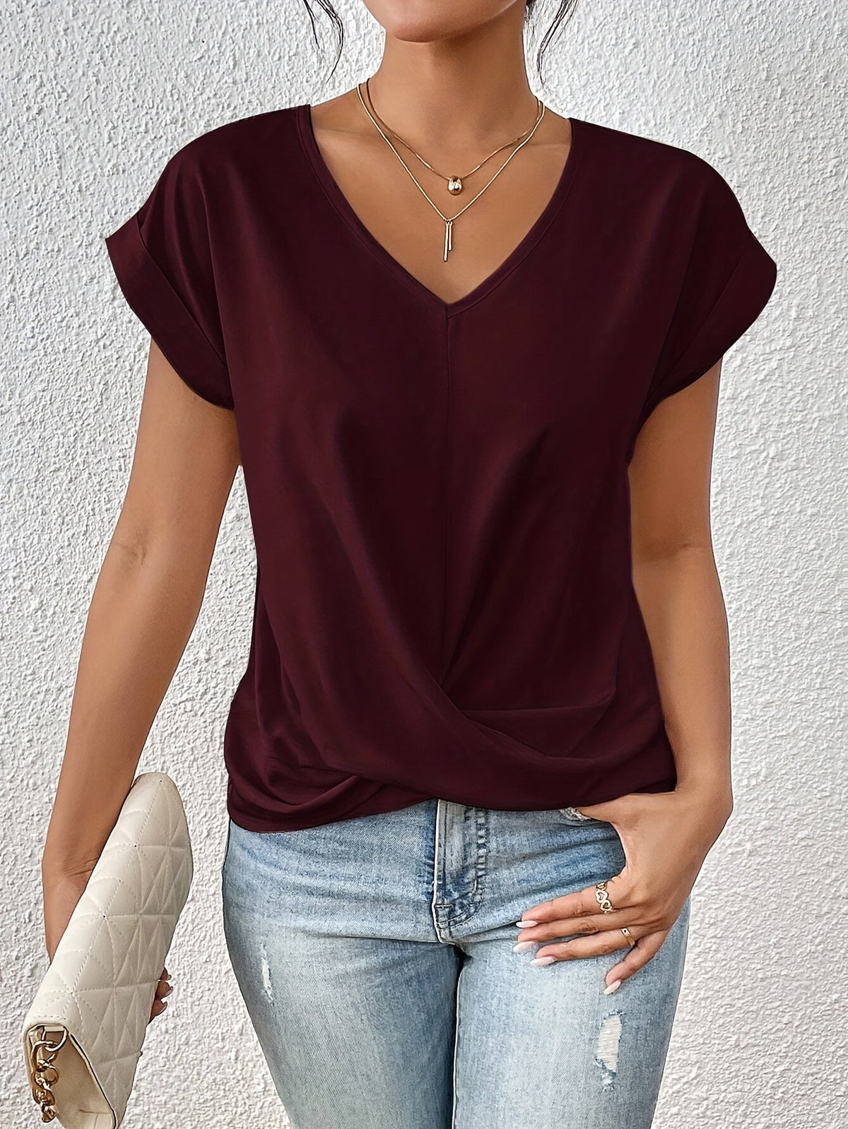 T-shirt met hartje voor dames