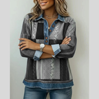 Meridell™ | Kleurblok Print Sweater