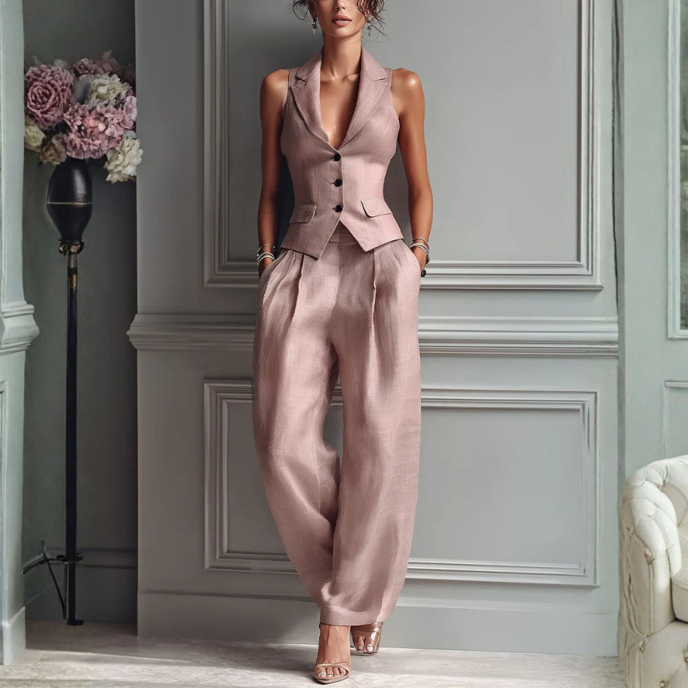 ELEGANTE TWEEDELIGE SET VOOR DAMES