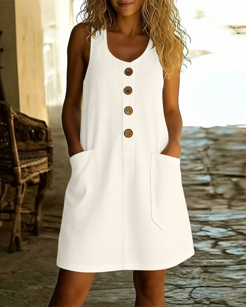 ZOMERJURK MET KNOPEN VOOR DAMES