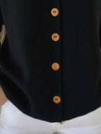 Full Size Button Up Long Sleeve Cardigan Plus Size