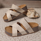 OPEN TEENSANDALEN VOOR DAMES