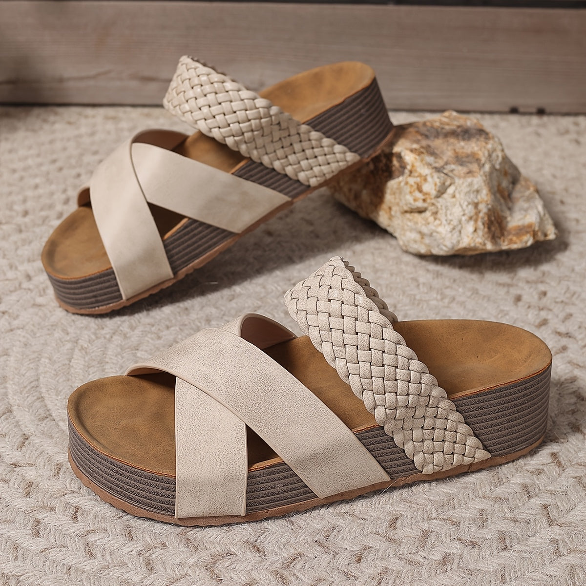 OPEN TEENSANDALEN VOOR DAMES