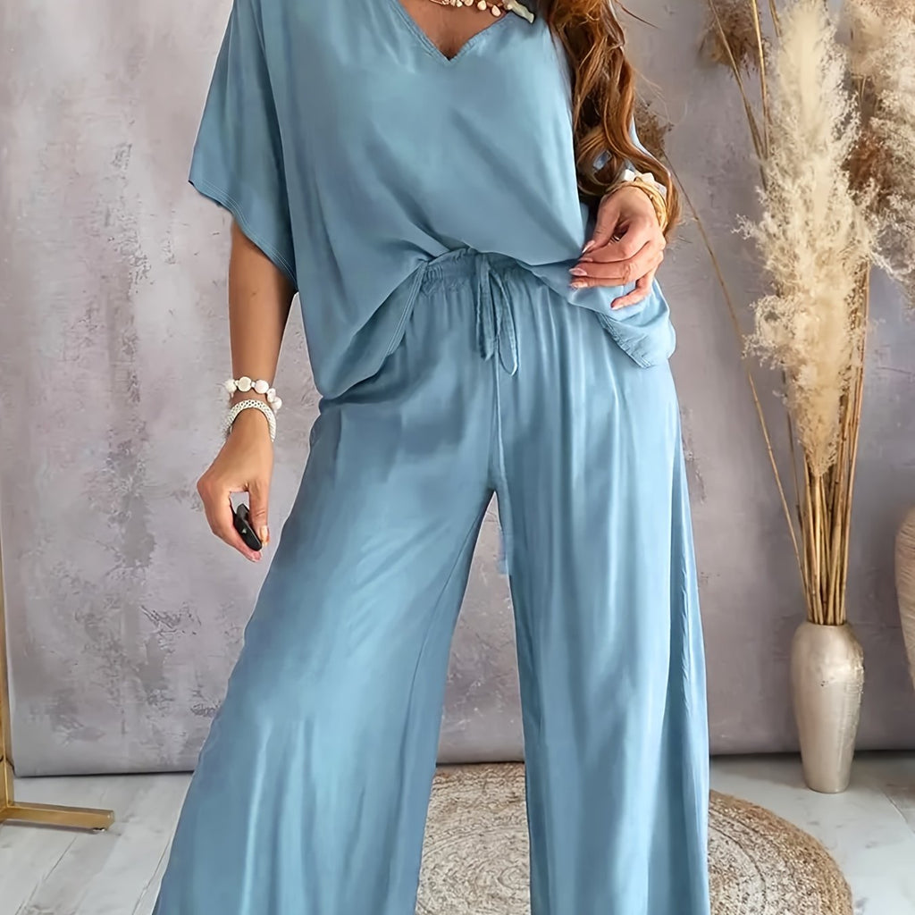 ELEGANTE SET MET V-HALS VOOR DAMES