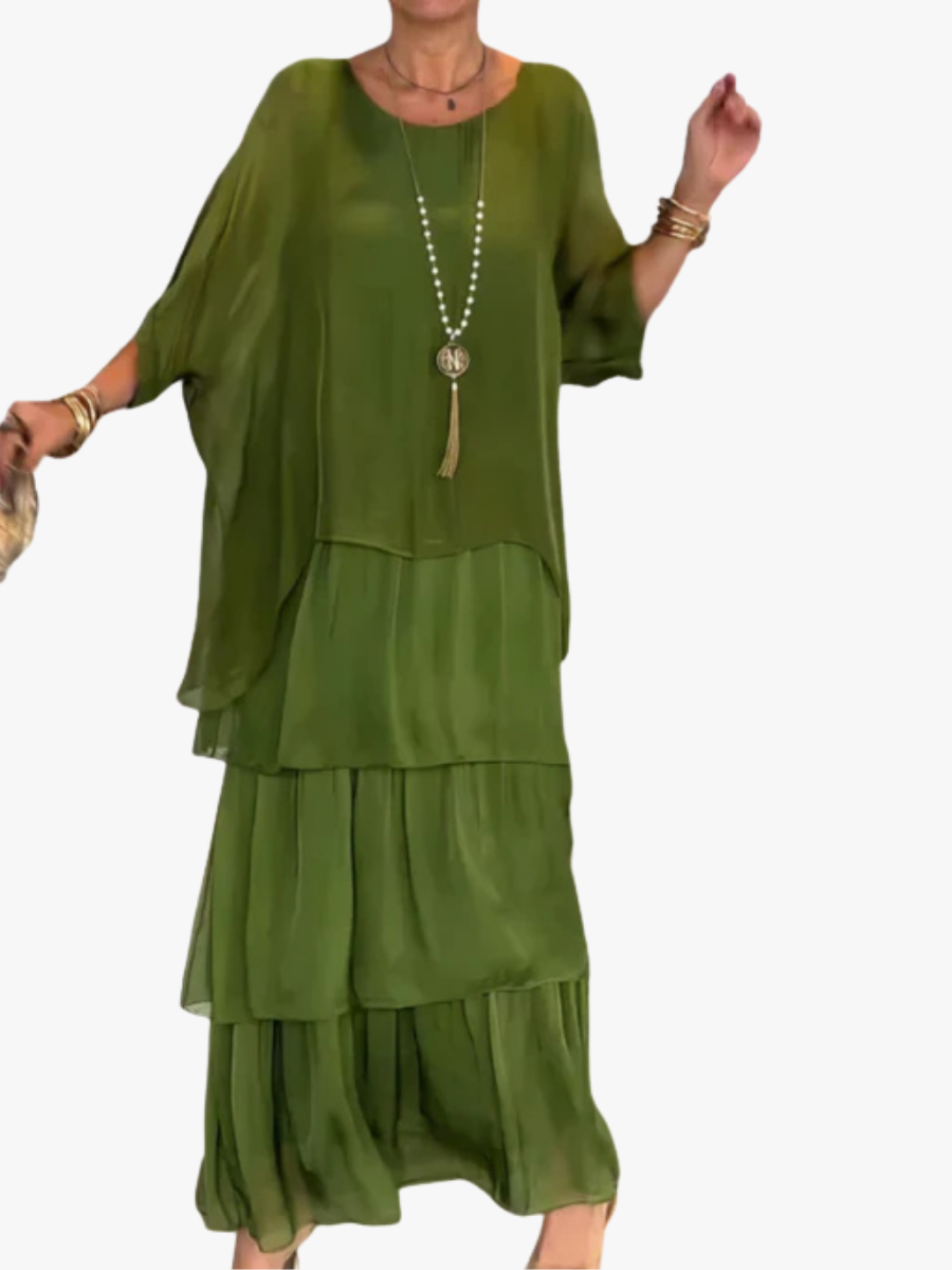 CHIQUE FORMELE MAXI-JURK VOOR DAMES