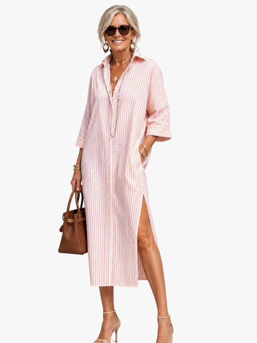 CHIQUE ELEGANTE MIDI-JURK VOOR DAMES