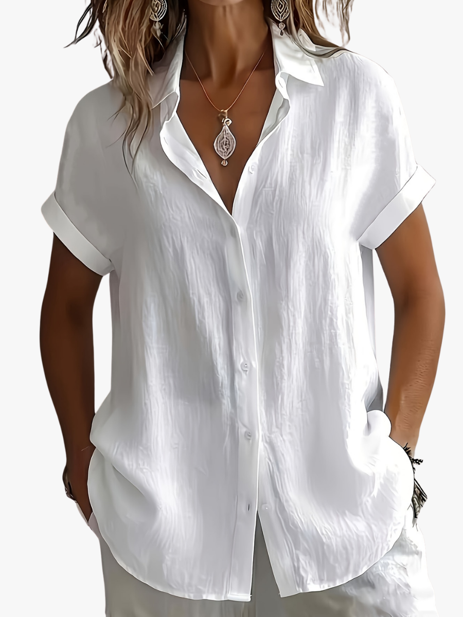 Linnen damesblouse