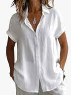 Linnen damesblouse