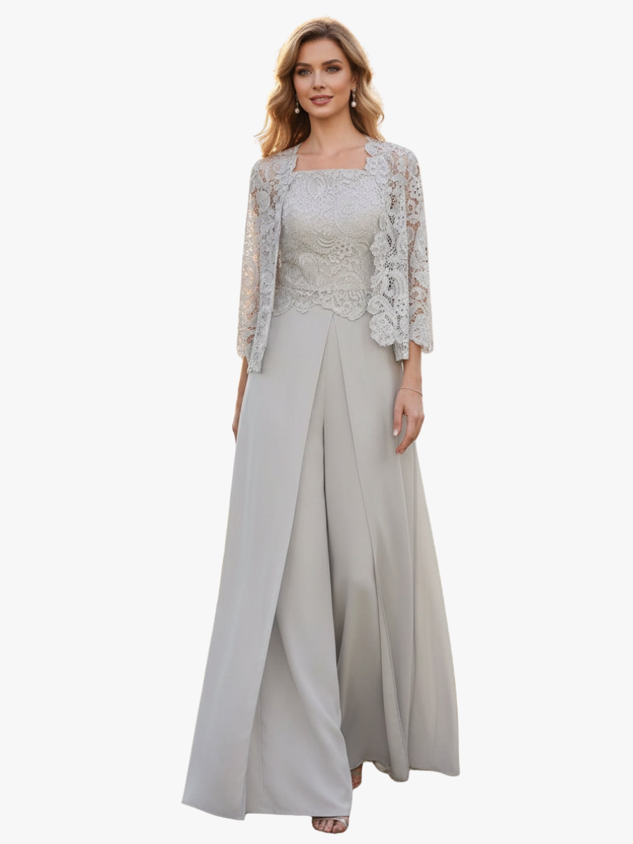 ELEGANTE CHIFFON BROEKENSET VOOR DAMES