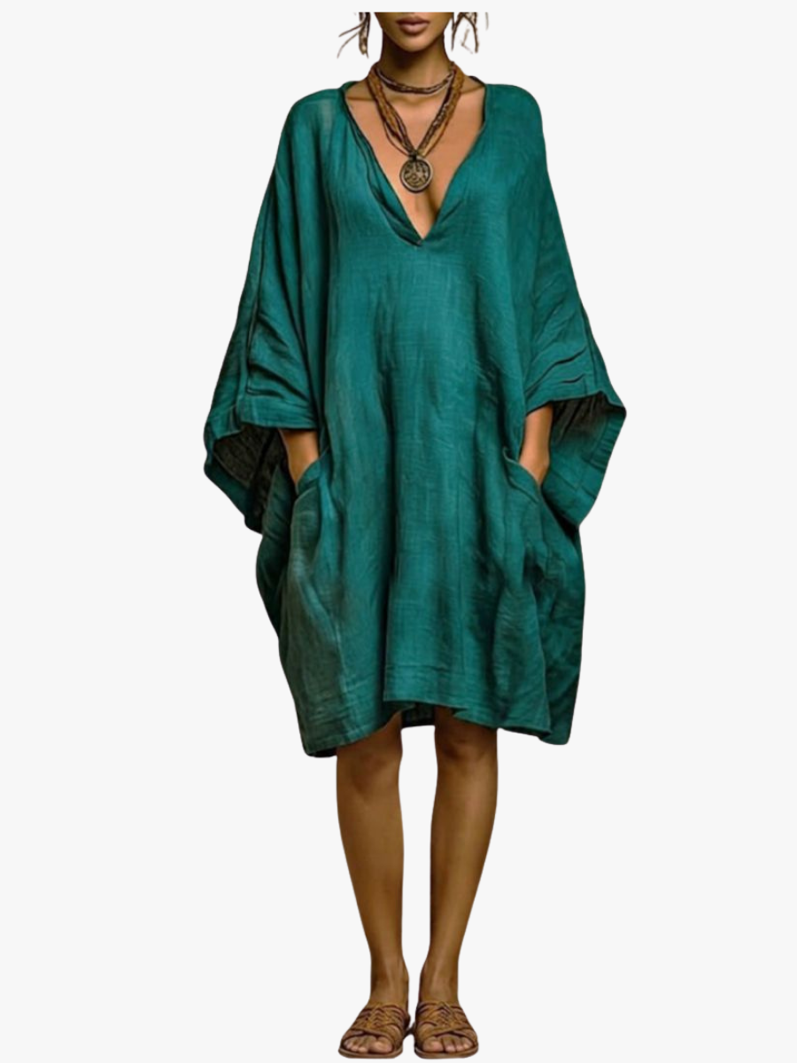 OVERSIZED BOHO-JURK VOOR DAMES