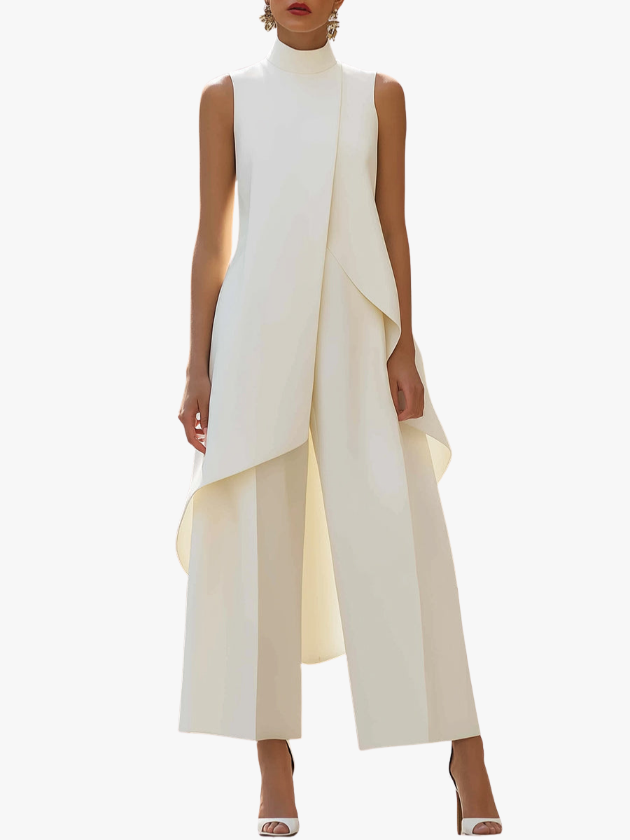 ASYMMETRISCHE TWEEDELIGE SET VOOR DAMES