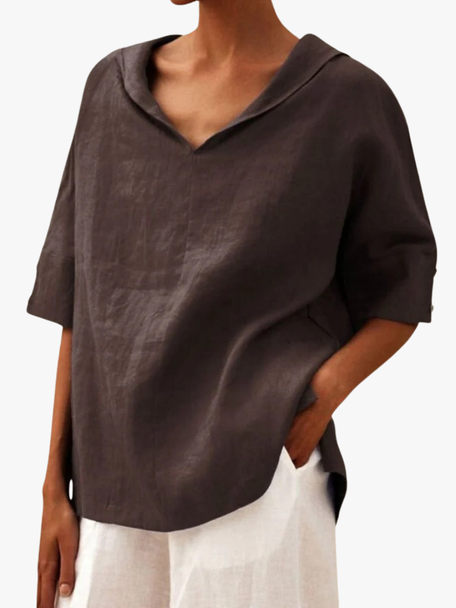 V-hals shirt voor dames
