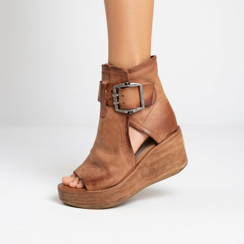 ENKELLAARSJES MET OPEN TEEN WEDGE VOOR VROUWEN