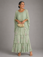 ELEGANTE JURK MET LAGEN VOOR DAMES