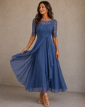 ELEGANTE CHIFFON JURK VOOR DAMES