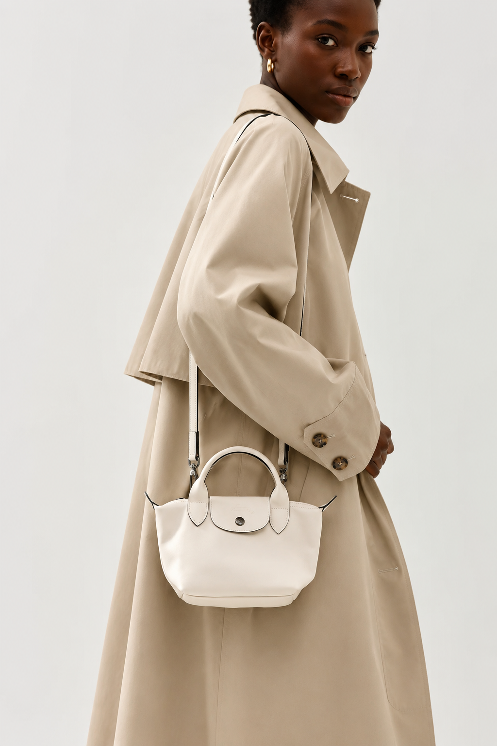 Longchamp Le Pliage Xtra XS Leather Bag – Paper