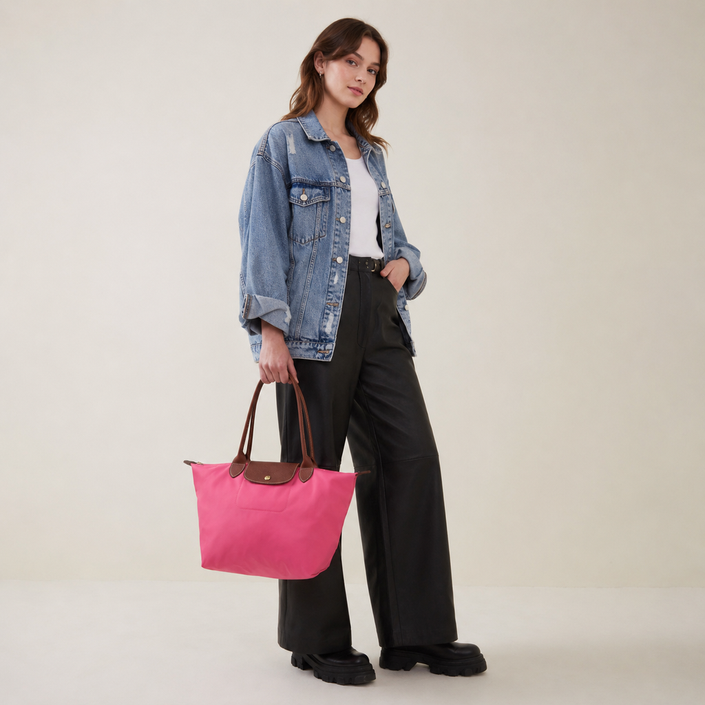Longchamp Le Pliage Large Tote – Pink