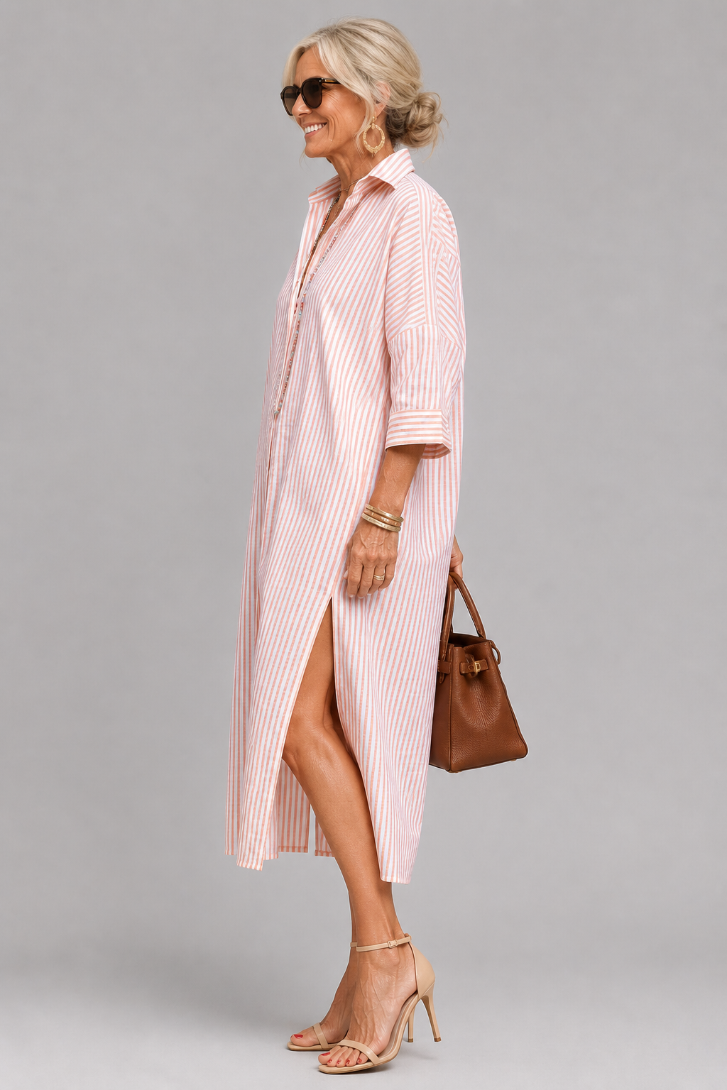 CHIQUE ELEGANTE MIDI-JURK VOOR DAMES