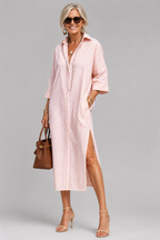CHIQUE ELEGANTE MIDI-JURK VOOR DAMES