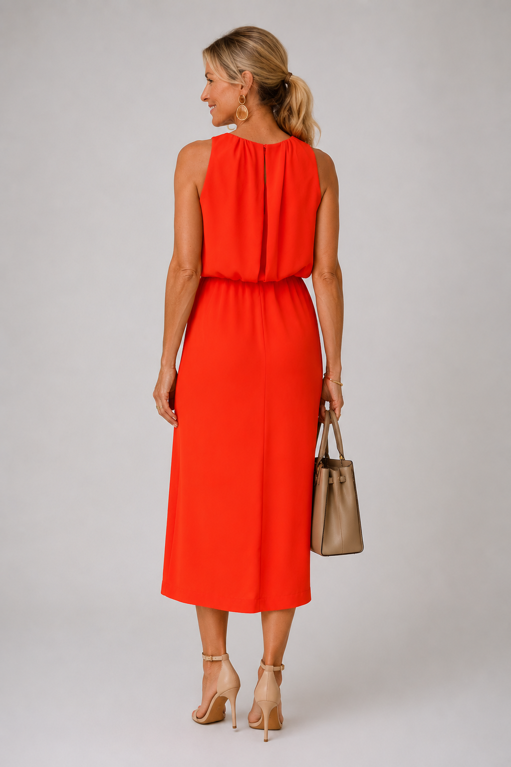 ELEGANTE JURK MET SPLIT VOOR DAMES