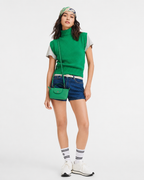 Longchamp Le Pliage Mini Leather Bag – Green