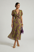 CHIQUE MIDI-JURK MET BLOEMENPRINT VOOR DAMES